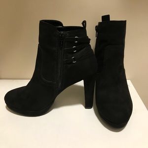 Black ankle boots